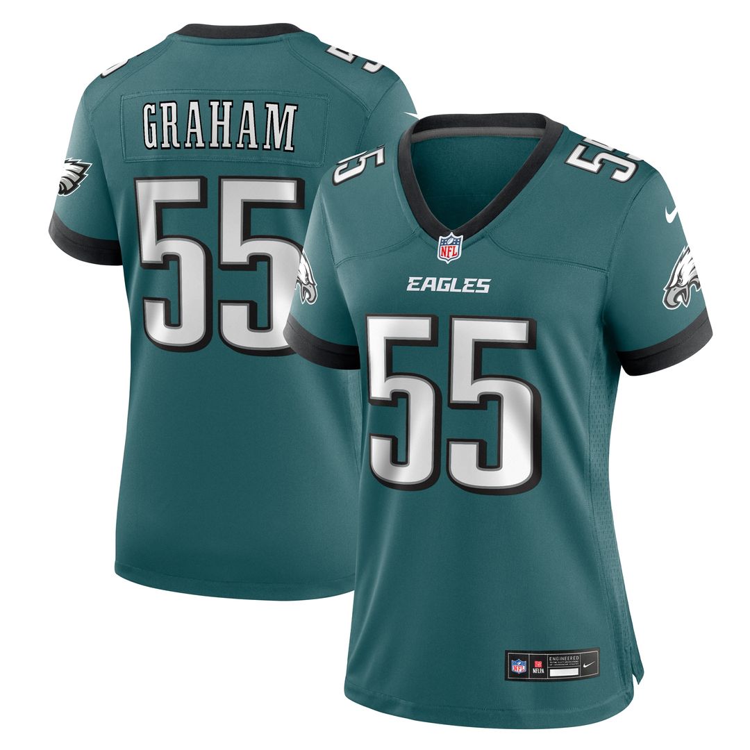 Brandon Graham Philadelphia Eagles Nike Women's Alternate Game Jersey - Kelly Green Official NFL Team Apparel Football Fan Gear