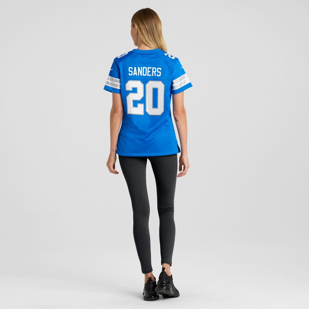Barry Sanders Detroit Lions Nike Women's Retired Player Game Jersey - Blue Official NFL Team Apparel Football Fan Gear