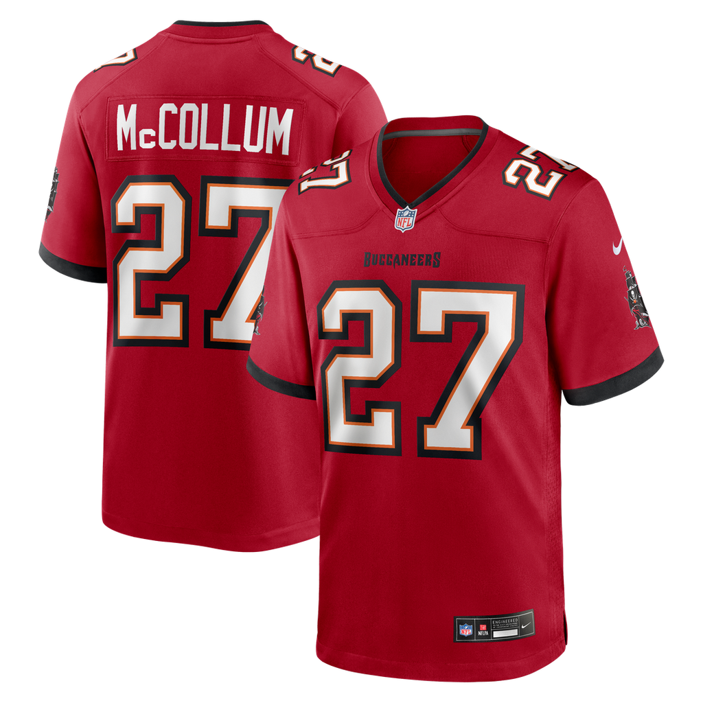 Zyon McCollum Tampa Bay Buccaneers Nike Game Player Jersey - Red Official NFL Team Apparel Football Fan Gear