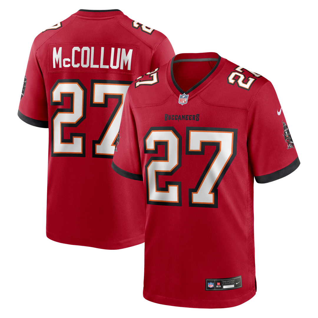 Zyon McCollum Tampa Bay Buccaneers Nike Game Player Jersey - Red Official NFL Team Apparel Football Fan Gear