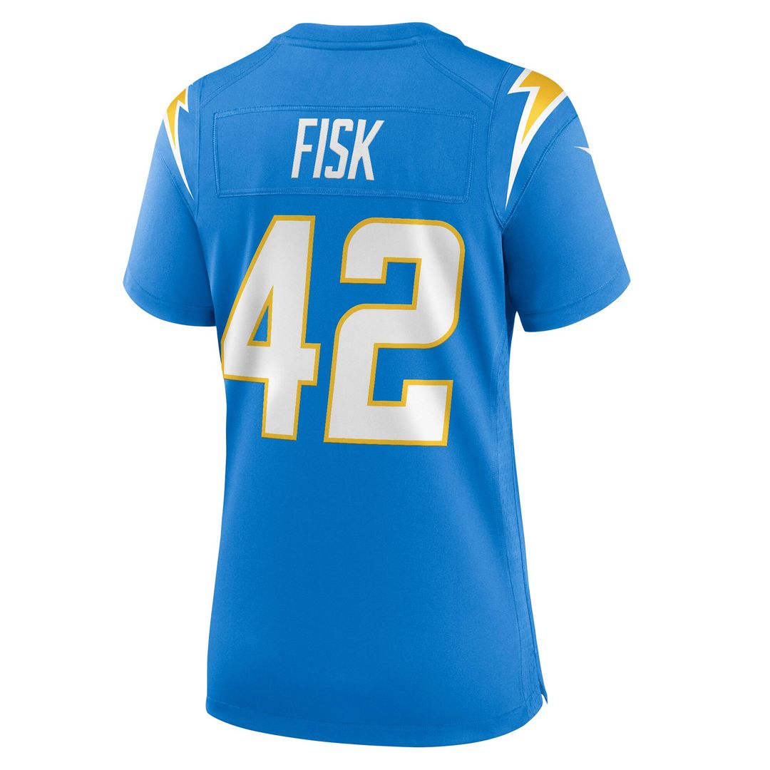 Tucker Fisk Los Angeles Chargers Nike Women's Team Game Jersey - Powder Blue Official NFL Team Apparel Football Fan Gear