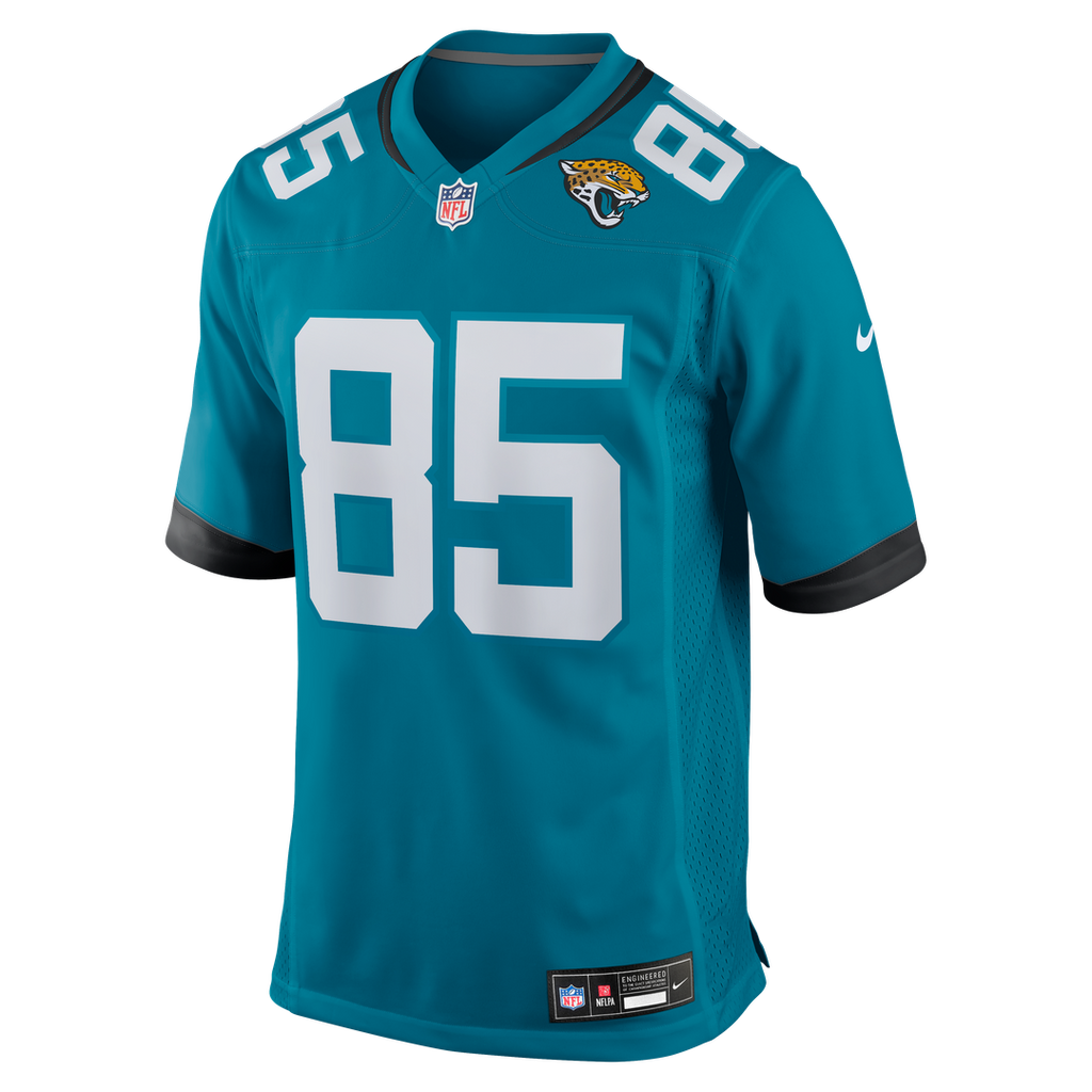 Brenton Strange Jacksonville Jaguars Nike Team Game Jersey - Teal Official NFL Team Apparel Football Fan Gear