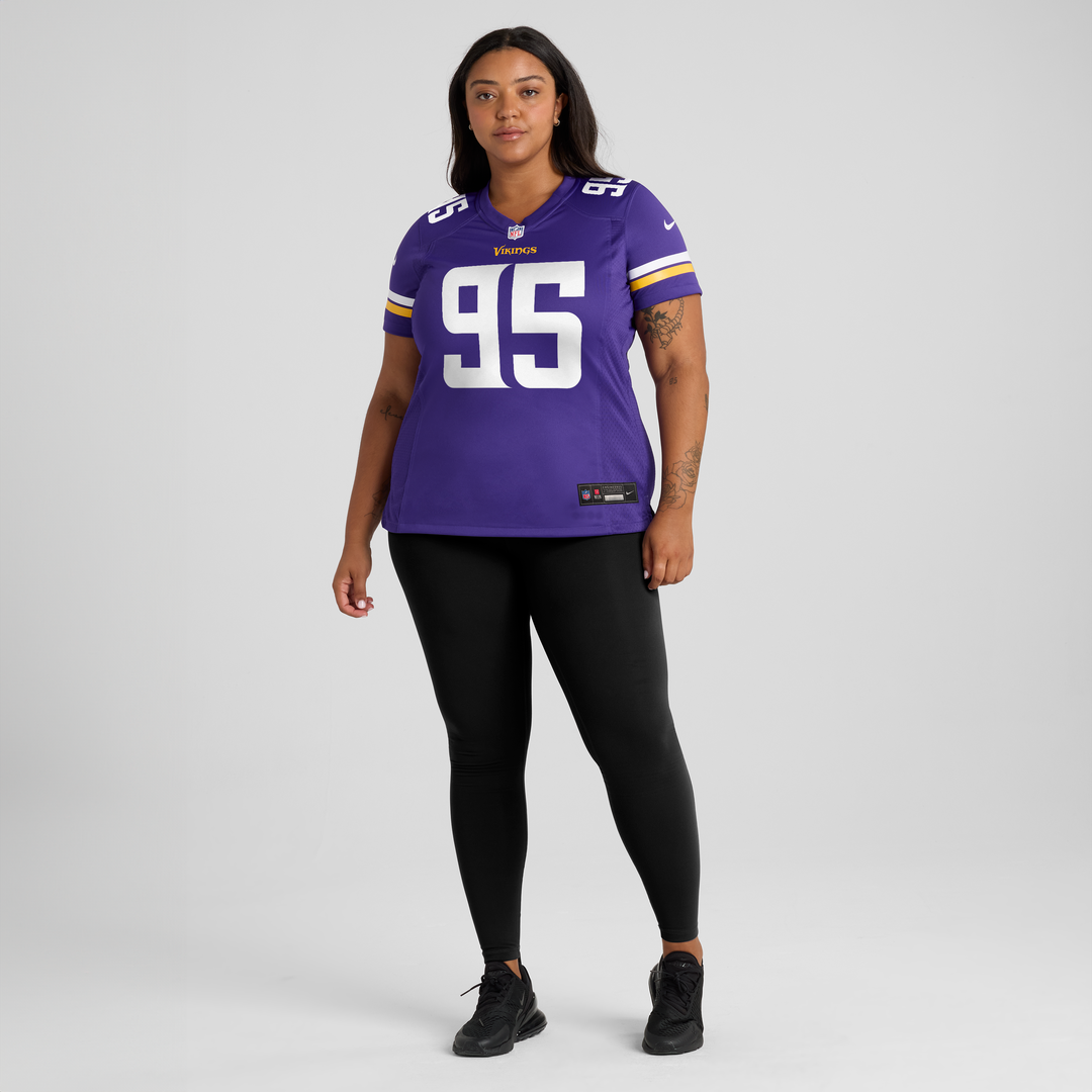 Caleb Banks Minnesota Vikings Nike Women's Team Game Jersey - Purple Official NFL Team Apparel Football Fan Gear