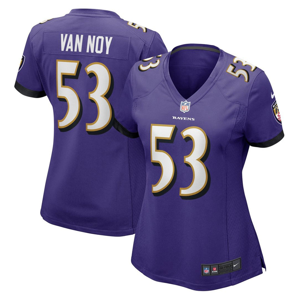 Kyle Van Noy Baltimore Ravens Nike Women's Game Jersey - Purple Official NFL Team Apparel Football Fan Gear