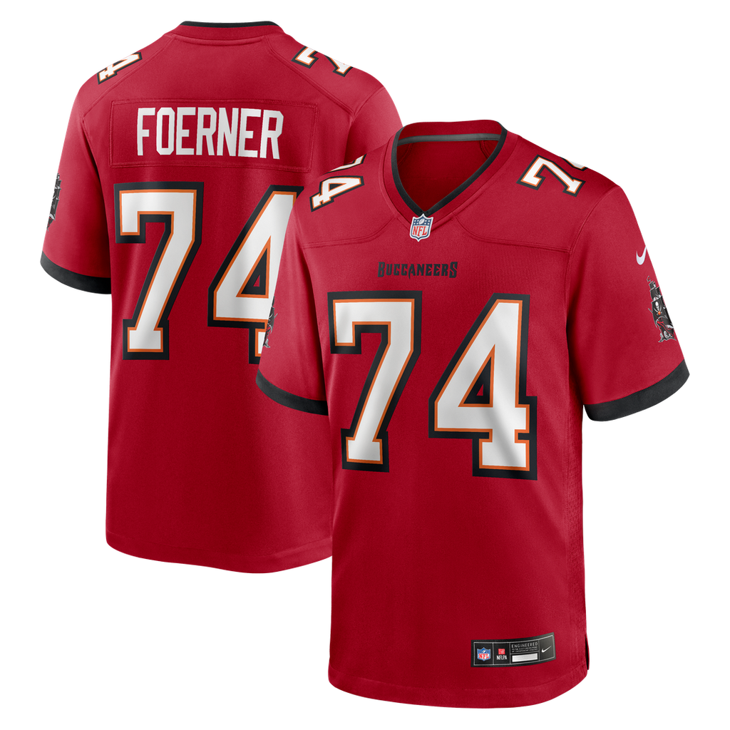 Marshall Foerner Tampa Bay Buccaneers Nike Team Game Jersey - Red Official NFL Team Apparel Football Fan Gear