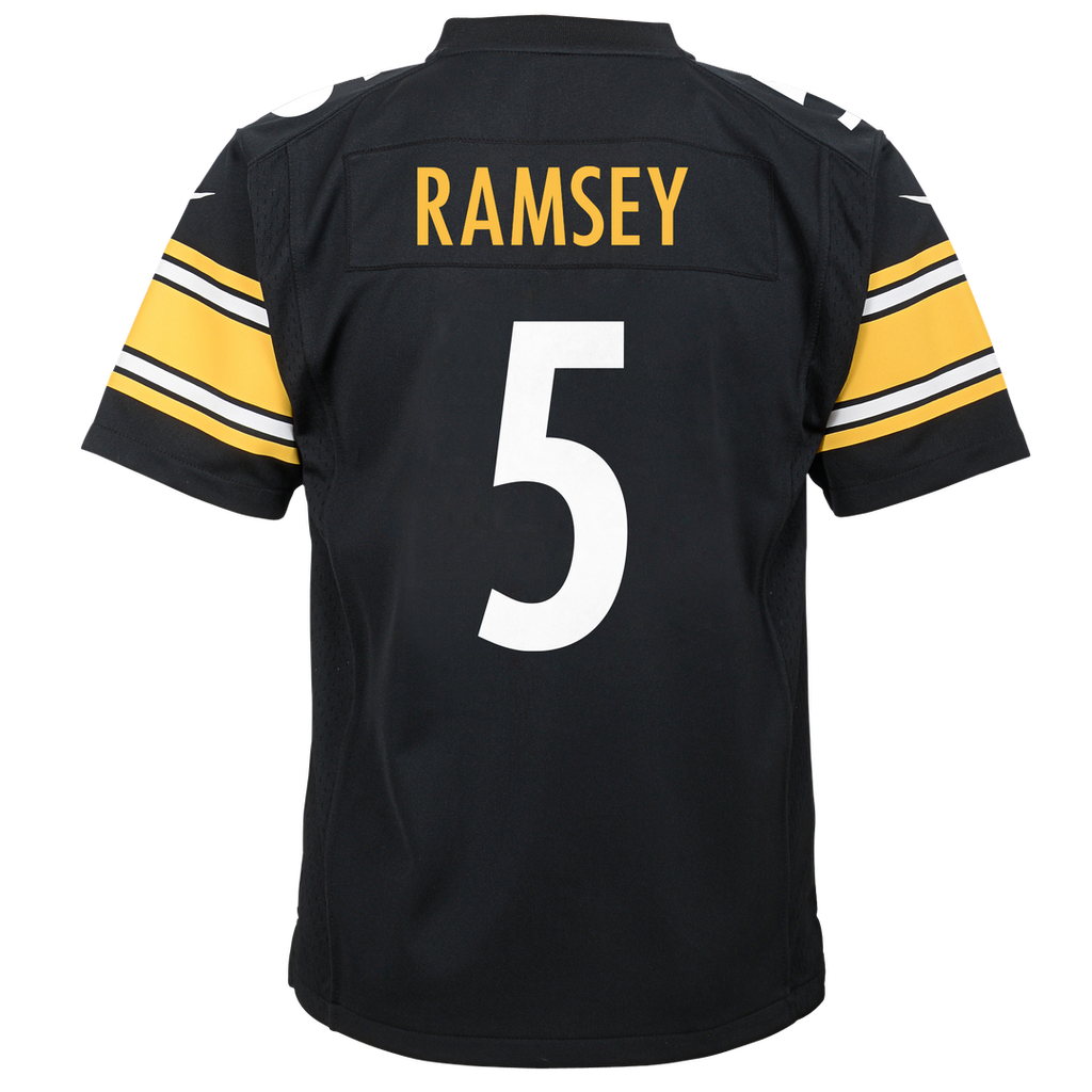 Jalen Ramsey Pittsburgh Steelers Nike Youth Team Game Jersey - Black Official NFL Team Apparel Football Fan Gear