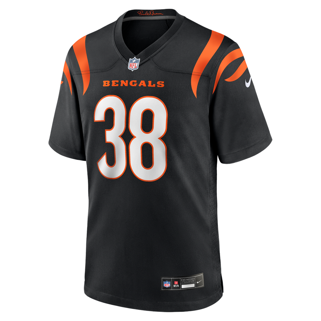 DJ Ivey Cincinnati Bengals Nike Team Game Jersey - Black Official NFL Team Apparel Football Fan Gear