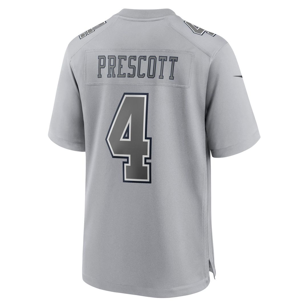 Dak Prescott Dallas Cowboys Nike Atmosphere Fashion Game Jersey - Gray Official NFL Team Apparel Football Fan Gear