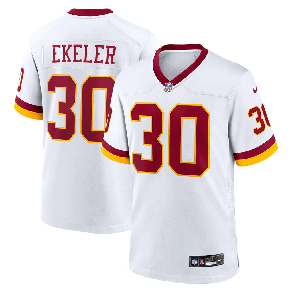 Austin Ekeler Washington Commanders Nike Game Super Bowl Era Jersey - White Official NFL Team Apparel Football Fan Gear