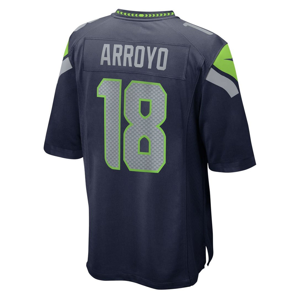 Elijah Arroyo Seattle Seahawks Nike Team Game Jersey - College Navy Official NFL Team Apparel Football Fan Gear