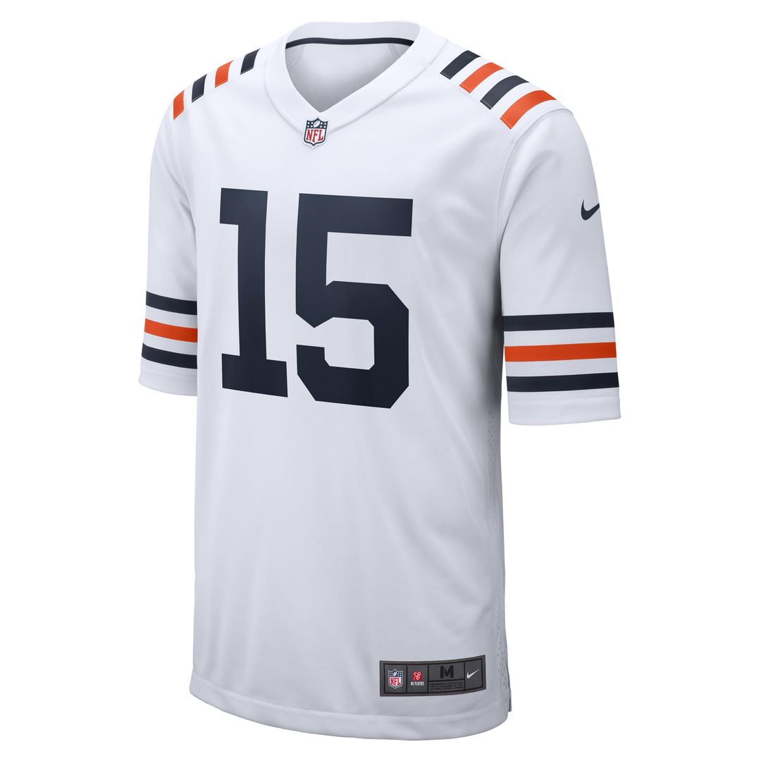 Rome Odunze Chicago Bears Nike Alternate Game Jersey - White Official NFL Team Apparel Football Fan Gear