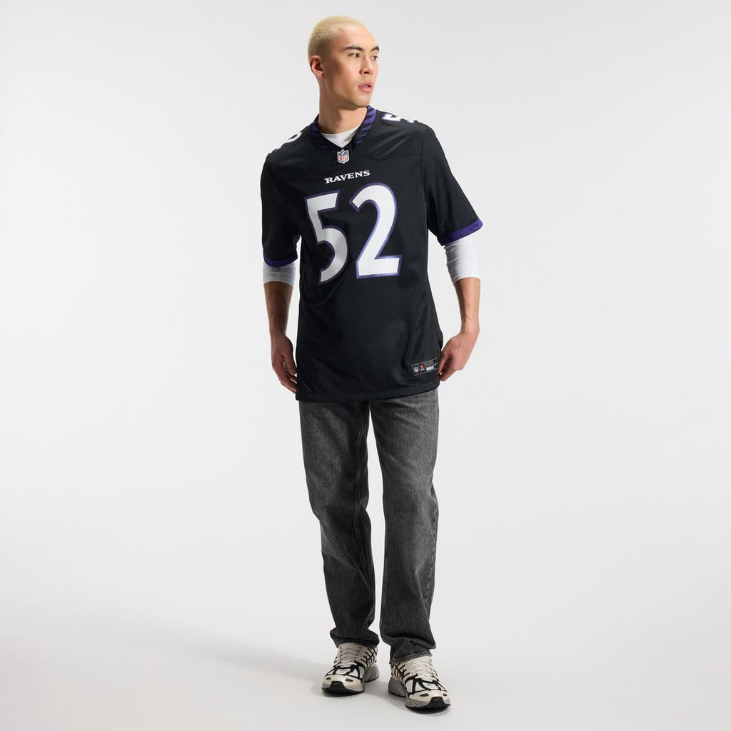 Ray Lewis Baltimore Ravens Nike Alternate Retired Player Game Jersey - Black Official NFL Team Apparel Football Fan Gear