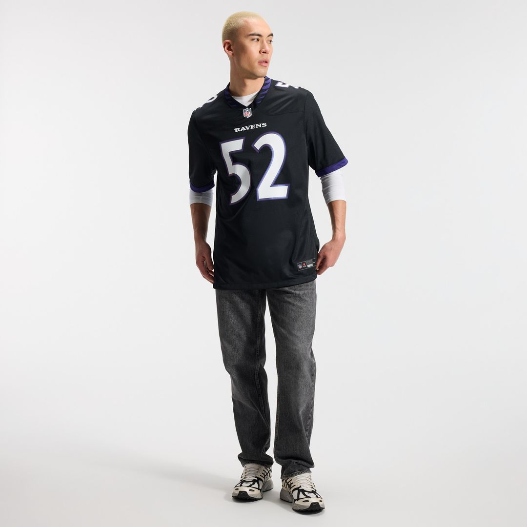 Ray Lewis Baltimore Ravens Nike Alternate Retired Player Game Jersey - Black Official NFL Team Apparel Football Fan Gear
