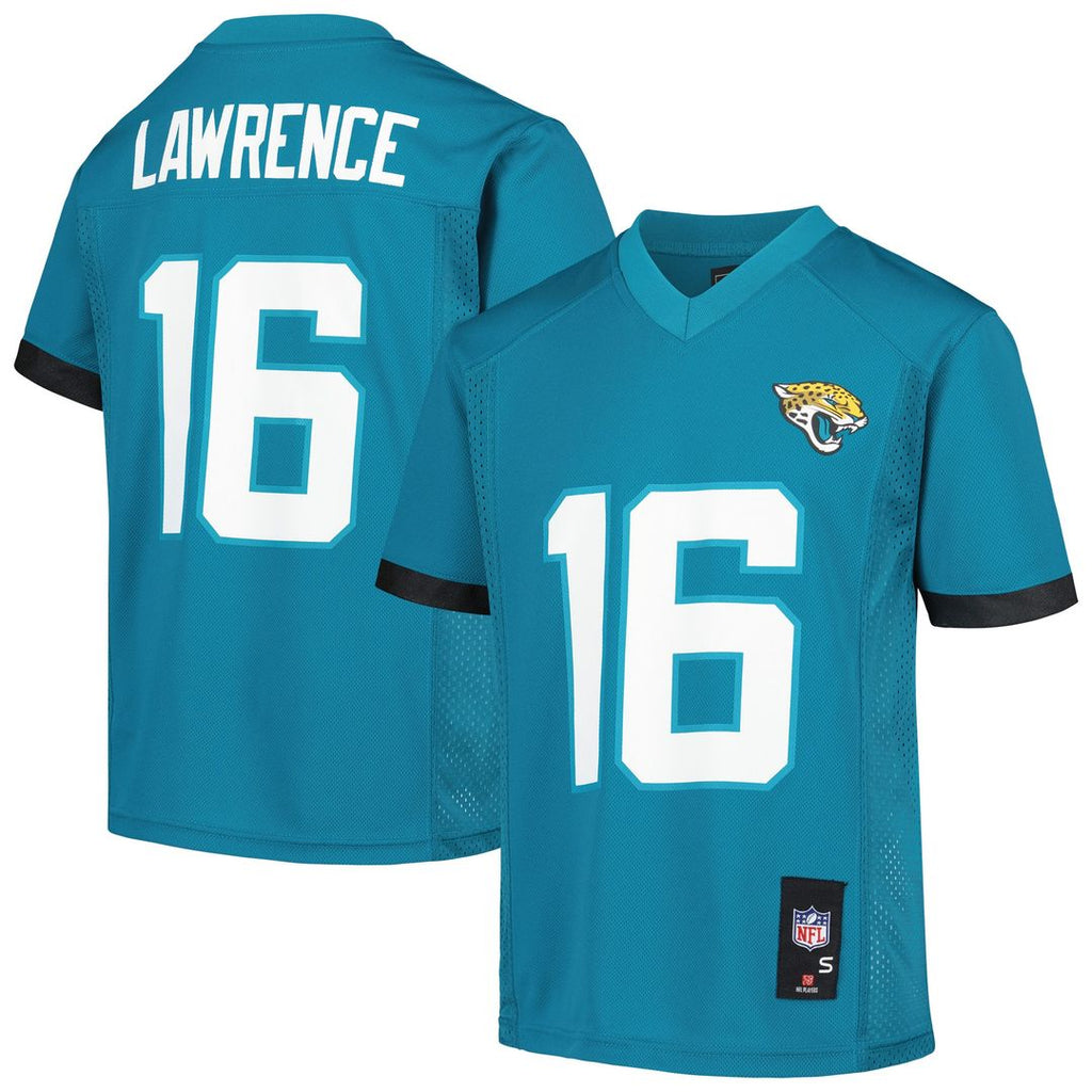 Trevor Lawrence Jacksonville Jaguars Youth Replica Player Jersey - Teal Official NFL Team Apparel Football Fan Gear