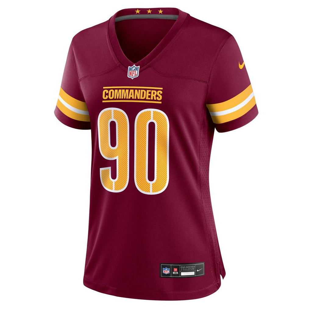 Javontae Jean-Baptiste Washington Commanders Nike Women's Team Game Jersey - Burgundy Official NFL Team Apparel Football Fan Gear