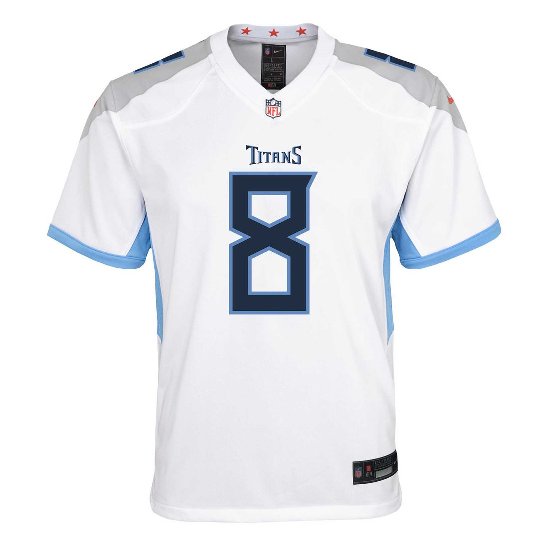 Will Levis Tennessee Titans Nike Youth Game Jersey - White Official NFL Team Apparel Football Fan Gear