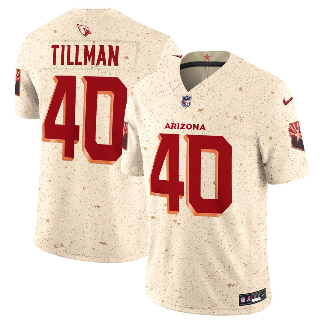 Pat Tillman Arizona Cardinals Nike 2025 Rivalries Collection Stitched Limited Jersey - Natural Official NFL Team Apparel Football Fan Gear