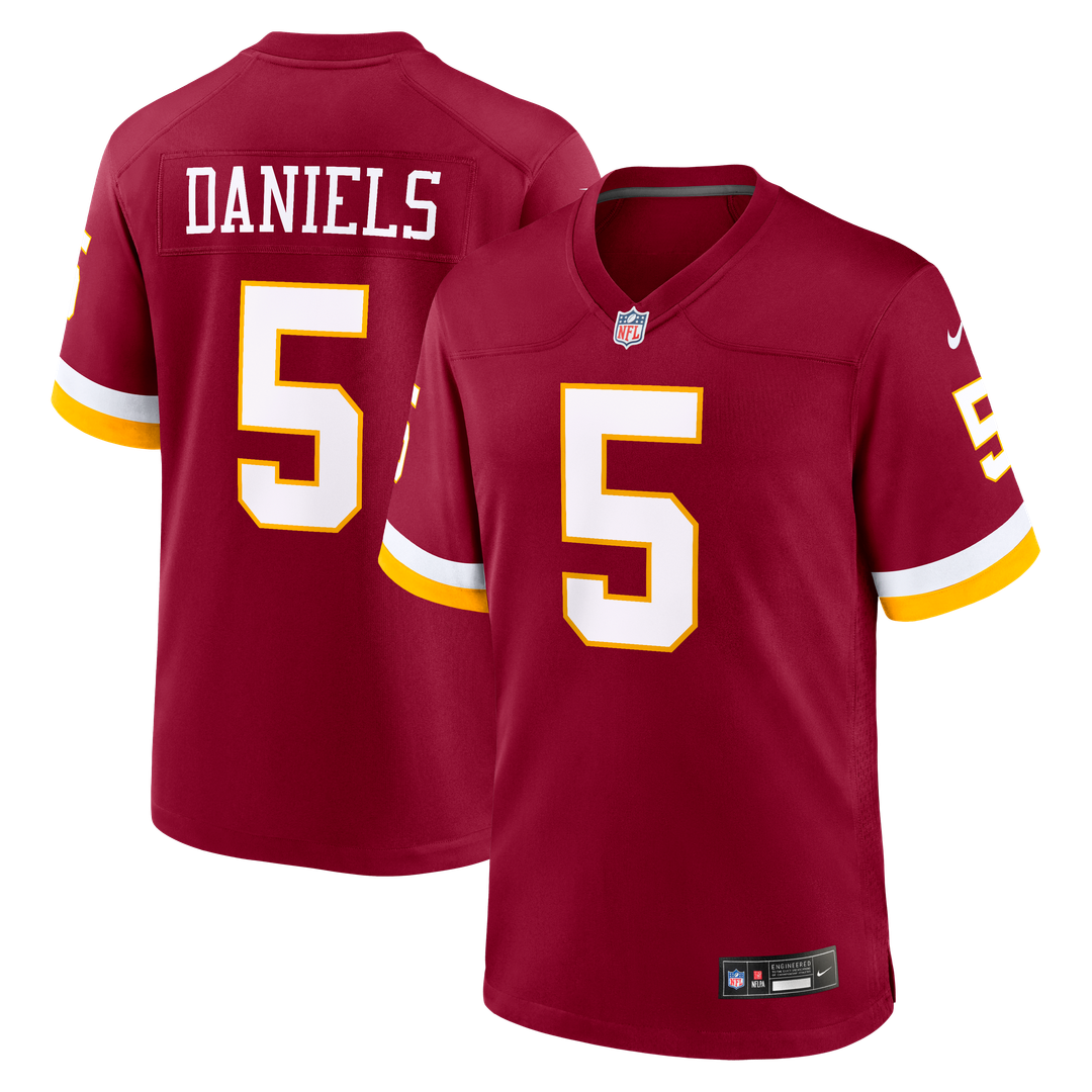 Jayden Daniels Washington Commanders Nike Game Jersey - Burgundy Official NFL Team Apparel Football Fan Gear