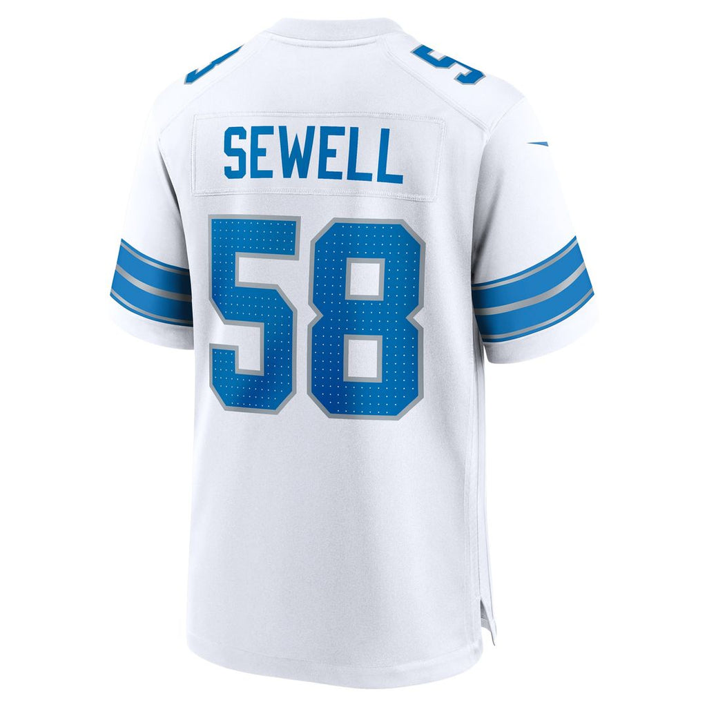 Penei Sewell Detroit Lions Nike Game Jersey - Blue Official NFL Team Apparel Football Fan Gear