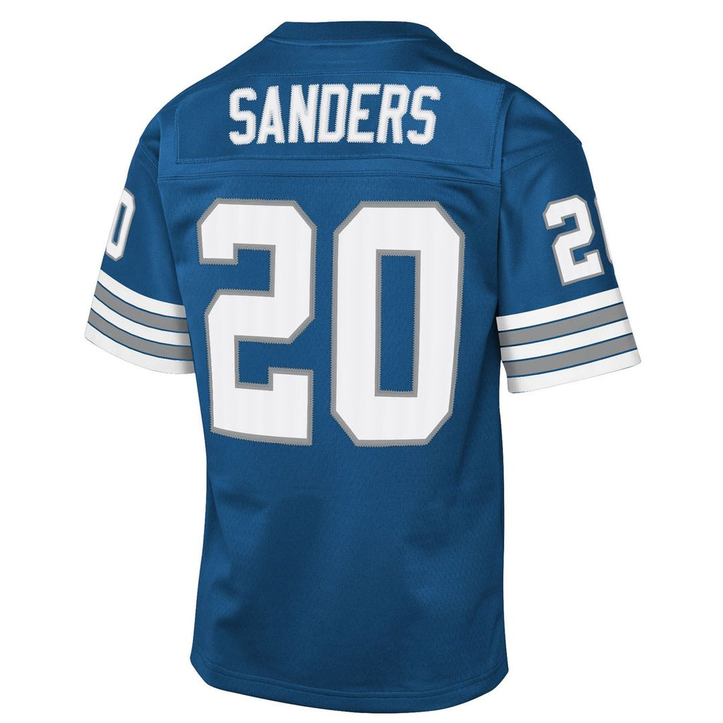 Barry Sanders Detroit Lions Mitchell & Ness Youth 1996 Throwback Fashion Jersey - Blue Official NFL Team Apparel Football Fan Gear