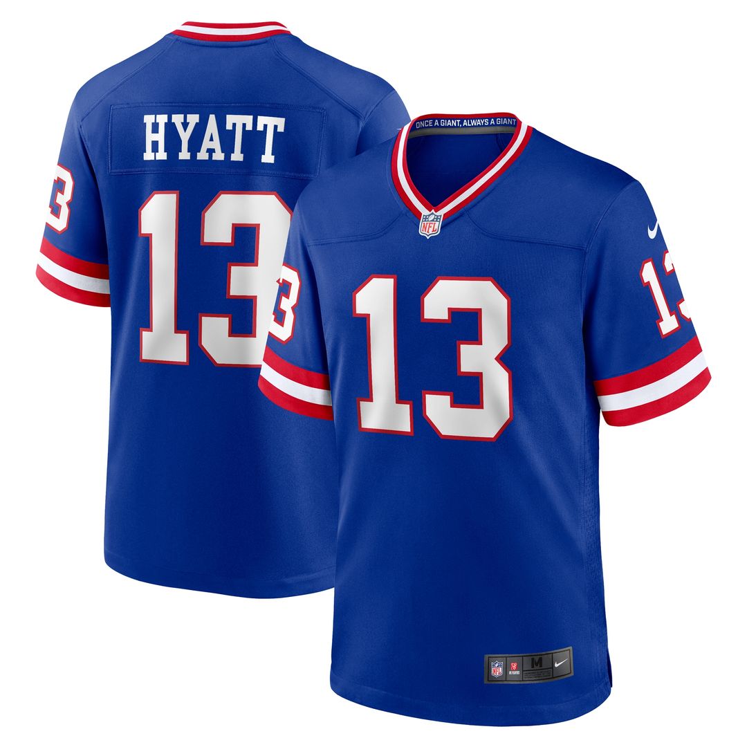 Jalin Hyatt New York Giants Nike Alternate Game Jersey - Royal Official NFL Team Apparel Football Fan Gear