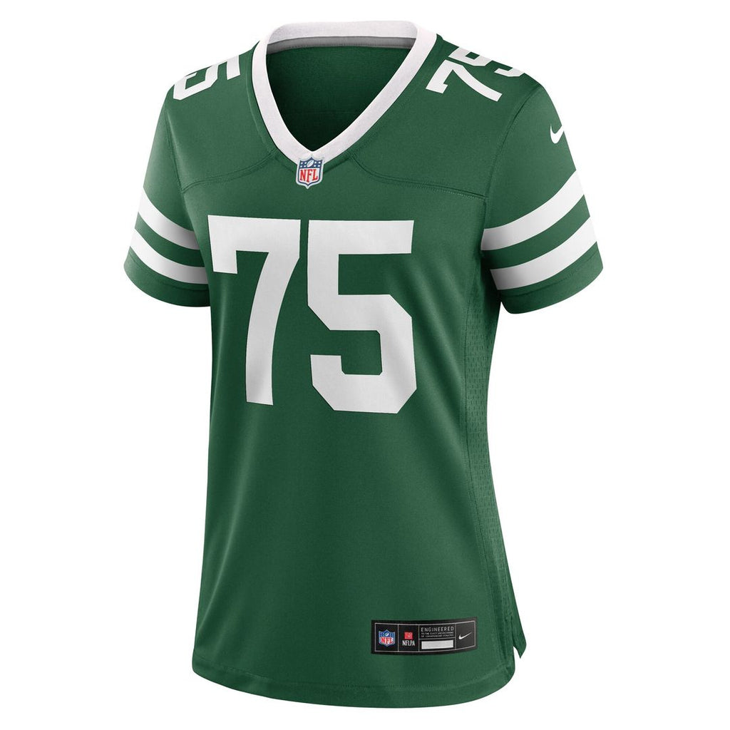Alijah Vera-Tucker New York Jets Nike Women's Game Jersey - Legacy Green Official NFL Team Apparel Football Fan Gear