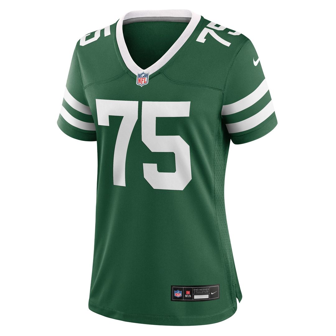 Alijah Vera-Tucker New York Jets Nike Women's Game Jersey - Legacy Green Official NFL Team Apparel Football Fan Gear