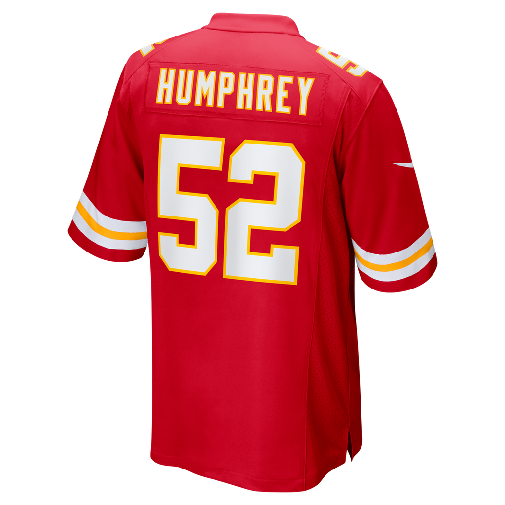 Creed Humphrey Kansas City Chiefs Nike Game Jersey - Red Official NFL Team Apparel Football Fan Gear