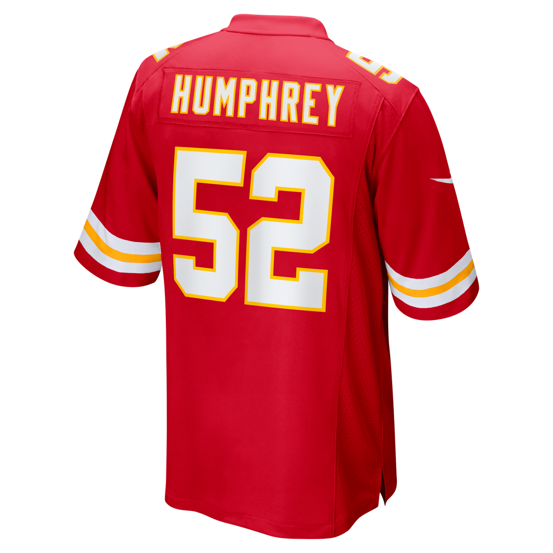 Creed Humphrey Kansas City Chiefs Nike Game Jersey - Red Official NFL Team Apparel Football Fan Gear