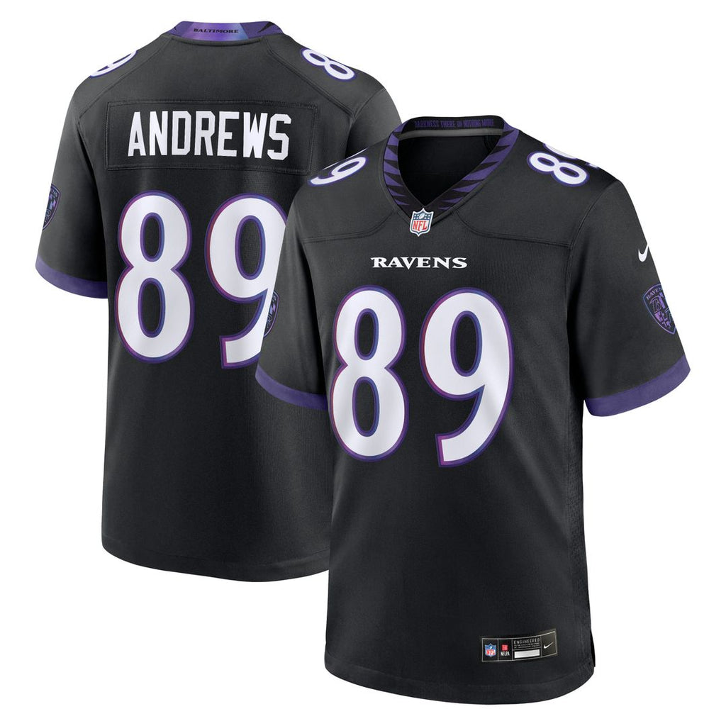 Mark Andrews Baltimore Ravens Nike Alternate Game Jersey - Black Official NFL Team Apparel Football Fan Gear