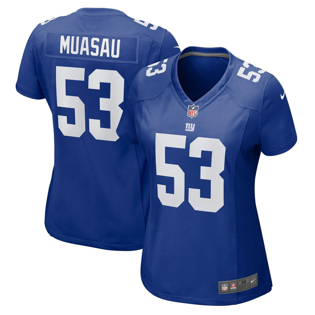 Darius Muasau New York Giants Nike Women's Game Jersey - Royal Official NFL Team Apparel Football Fan Gear