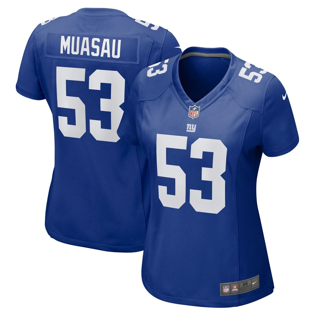 Darius Muasau New York Giants Nike Women's Game Jersey - Royal Official NFL Team Apparel Football Fan Gear
