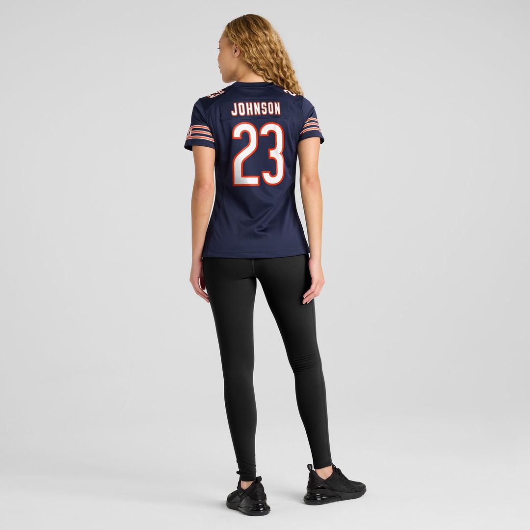 Roschon Johnson Chicago Bears Nike Women's Team Game Jersey - Navy Official NFL Team Apparel Football Fan Gear