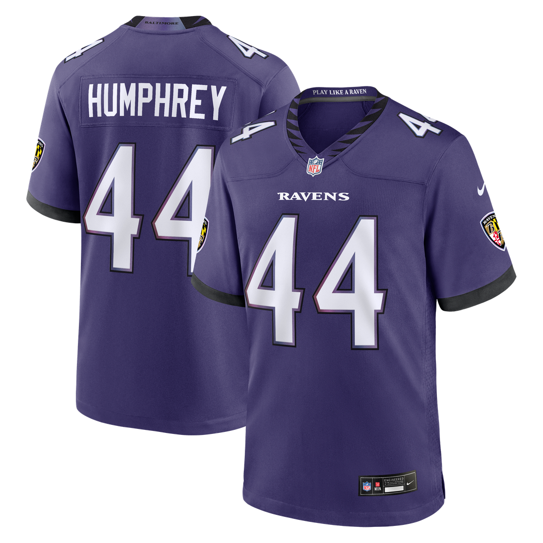 Marlon Humphrey Baltimore Ravens Nike Team Game Jersey - Purple Official NFL Team Apparel Football Fan Gear