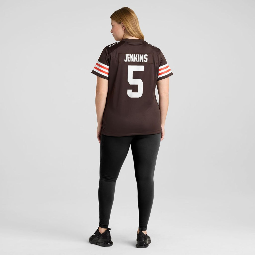 Rayshawn Jenkins Cleveland Browns Nike Women's Team Game Jersey - Brown Official NFL Team Apparel Football Fan Gear