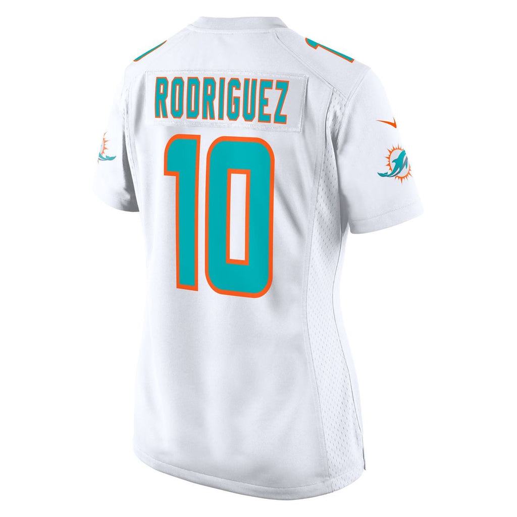 Jacob Rodriguez Miami Dolphins Nike Women's Team Game Jersey - Aqua Official NFL Team Apparel Football Fan Gear