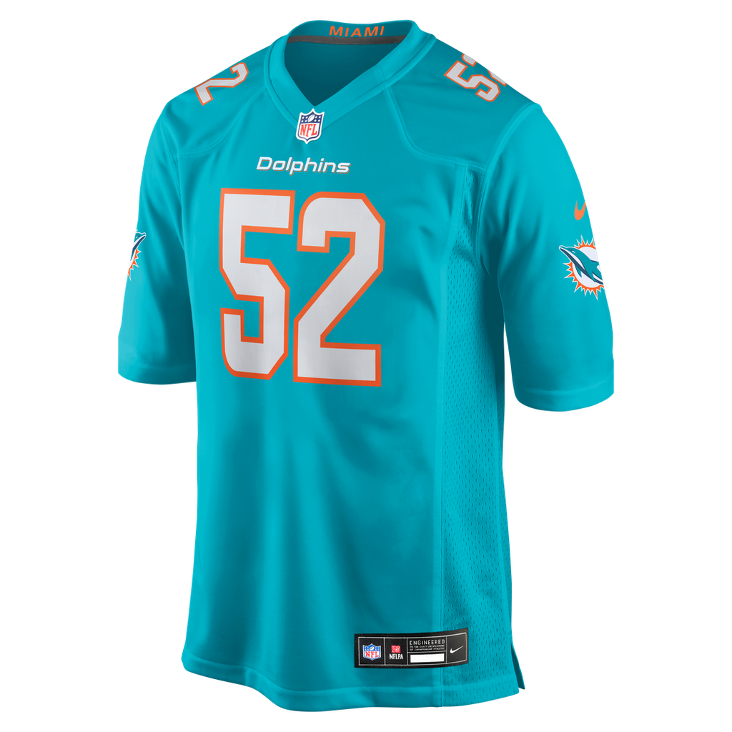 Patrick Paul Miami Dolphins Nike Game Jersey - Aqua Official NFL Team Apparel Football Fan Gear