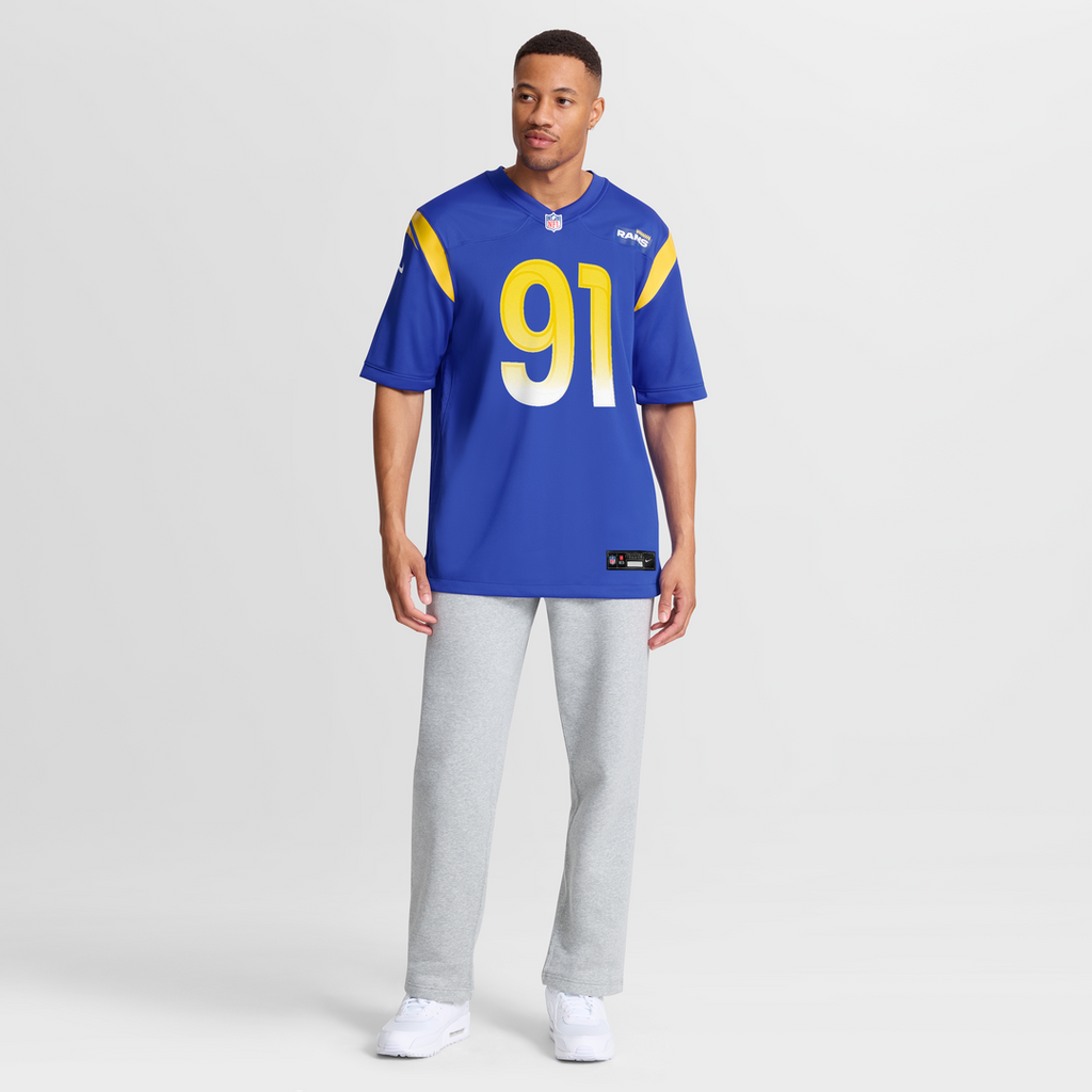 Kobie Turner Los Angeles Rams Nike Home Game Jersey - Royal Official NFL Team Apparel Football Fan Gear