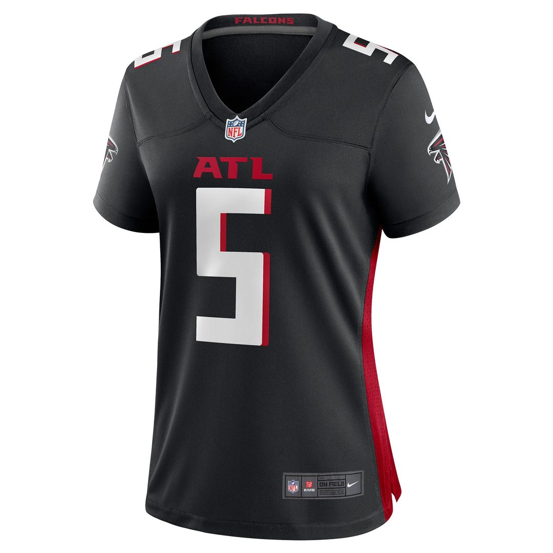 Drake London Atlanta Falcons Nike Women's Player Game Jersey - Black Official NFL Team Apparel Football Fan Gear