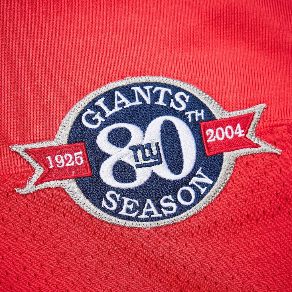 Eli Manning New York Giants 2004 Mitchell & Ness Authentic Throwback Retired Player Jersey - Red Official NFL Team Apparel Football Fan Gear