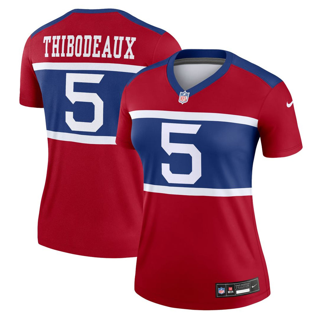 Kayvon Thibodeaux New York Giants Nike Women's Alternate Legend Player Performance Top - Red NFL Fan Gear Popular Style
