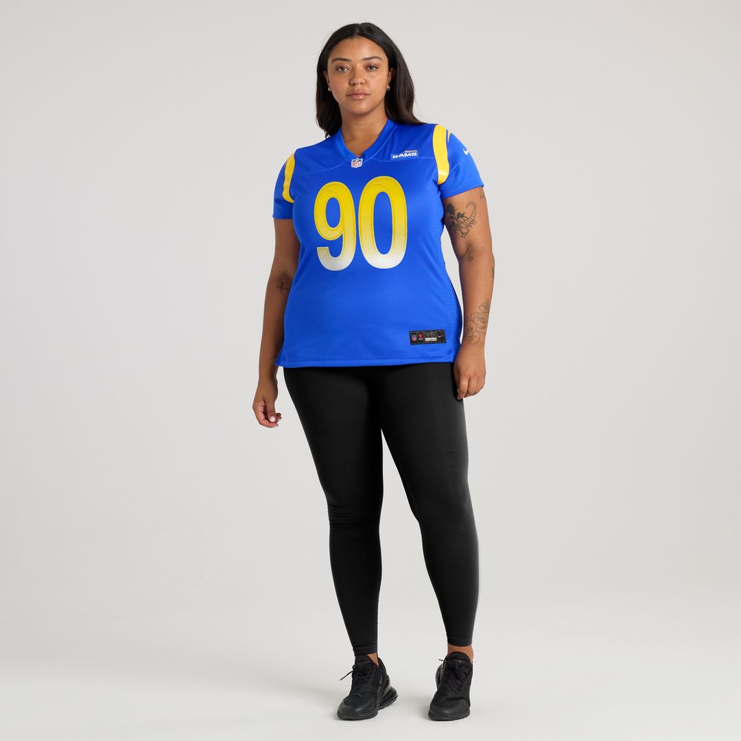 Tyler Davis Los Angeles Rams Nike Women's Game Jersey - Royal Official NFL Team Apparel Football Fan Gear