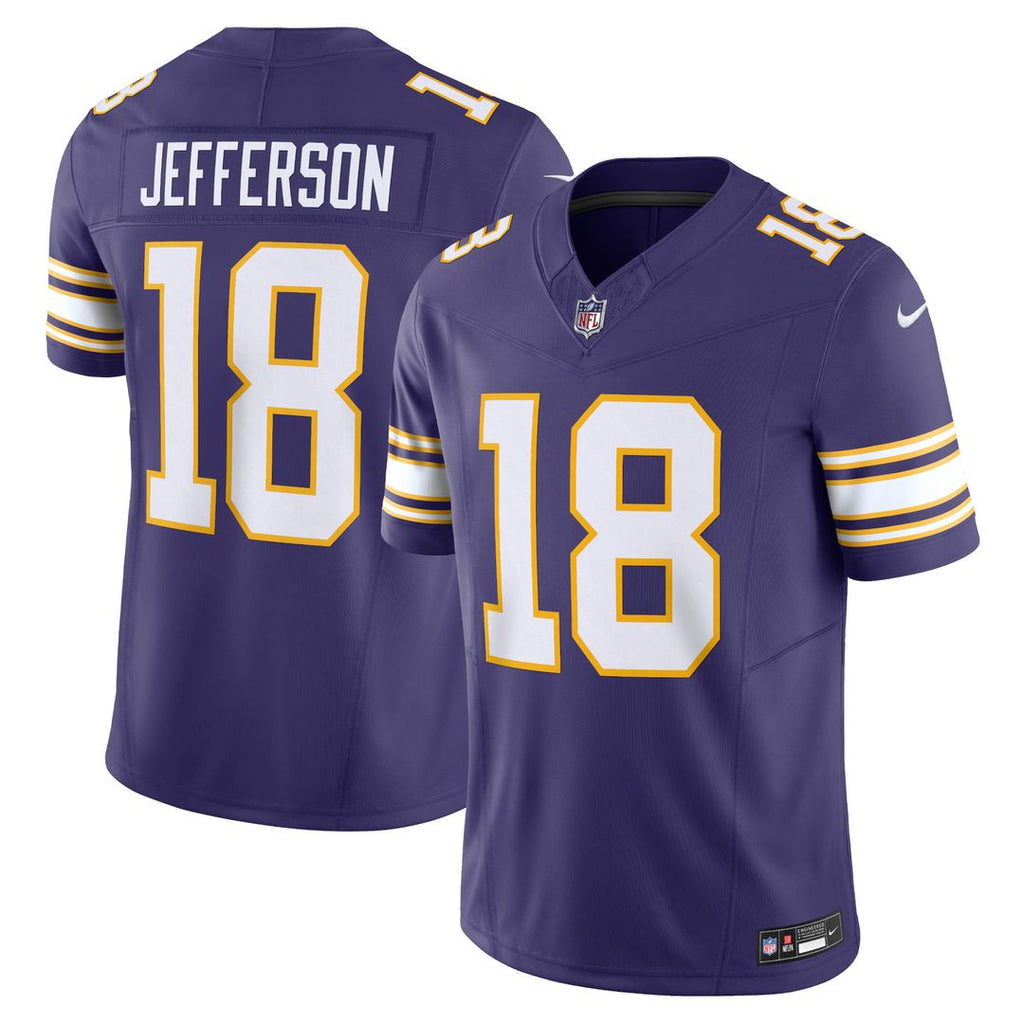 Justin Jefferson Minnesota Vikings Nike Vapor F.U.S.E. Limited Jersey - Purple Official NFL Team Apparel Football Fan Gear