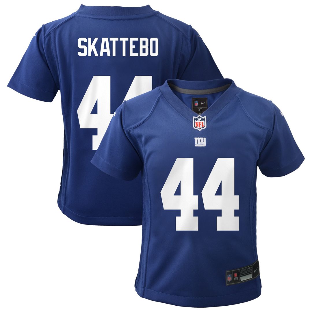 Cam Skattebo New York Giants Nike Preschool Game Jersey - Royal Official NFL Team Apparel Football Fan Gear