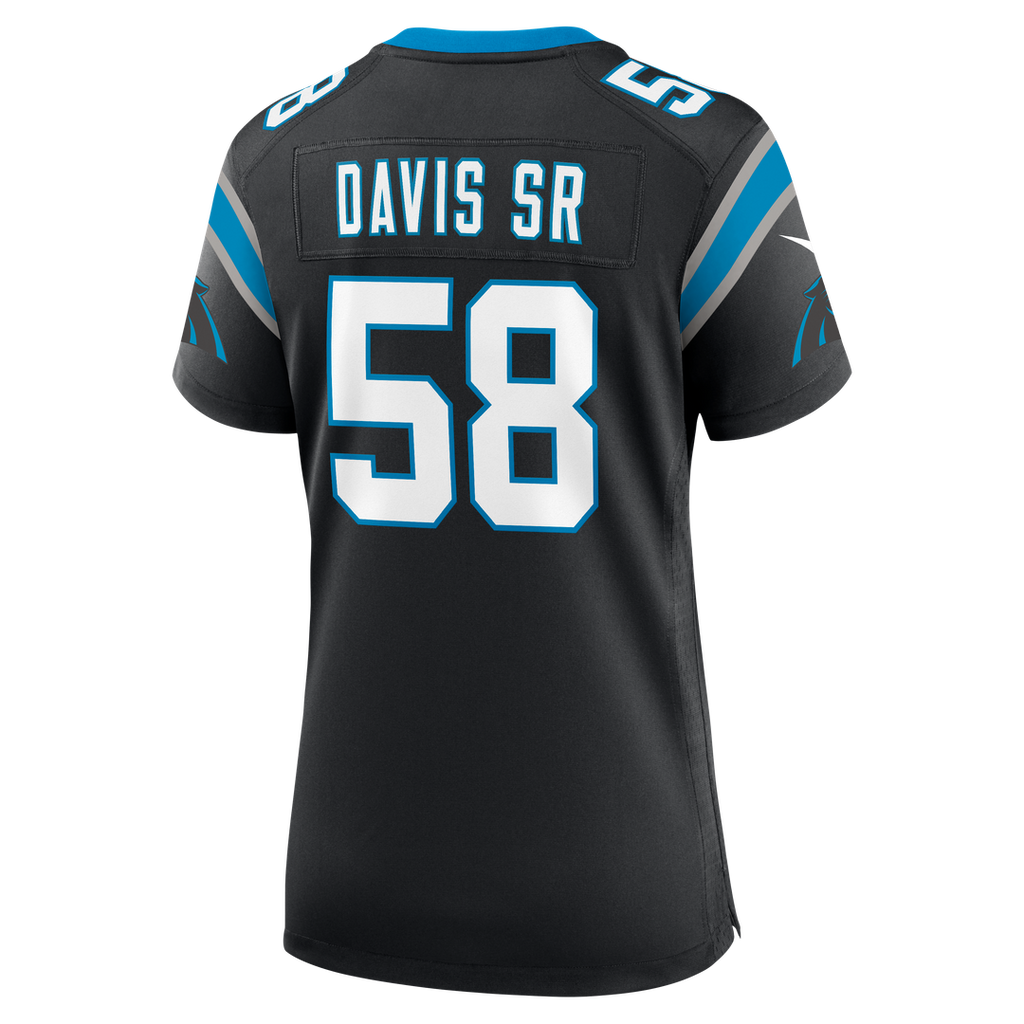 Thomas Davis Sr. Carolina Panthers Nike Women's Team Retired Game Jersey - Black Official NFL Team Apparel Football Fan Gear