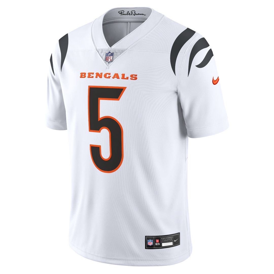Tee Higgins Cincinnati Bengals Nike Vapor Untouchable Limited Jersey - White Official NFL Team Apparel Football Fan Gear