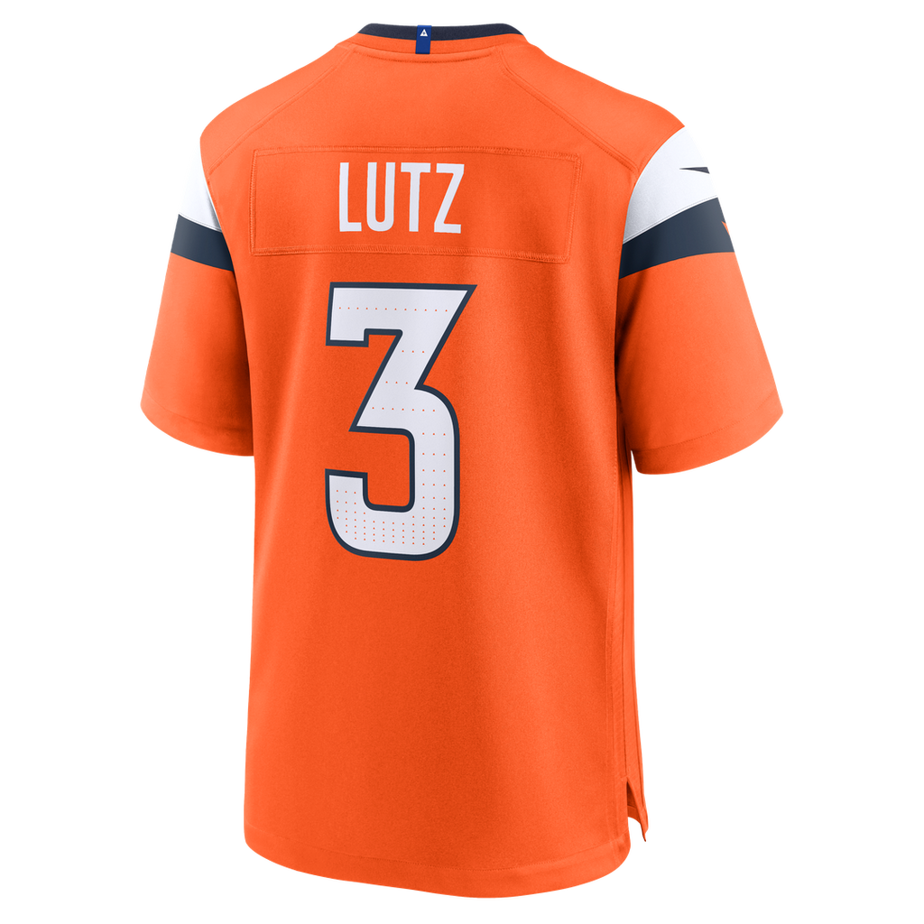 Wil Lutz Denver Broncos Nike Team Game Jersey - Orange Official NFL Team Apparel Football Fan Gear