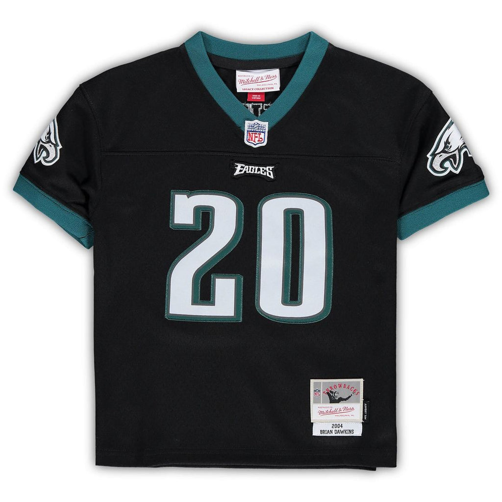 Brian Dawkins Philadelphia Eagles Mitchell & Ness Infant 2004 Retired Legacy Jersey - Black Official NFL Team Apparel Football Fan Gear