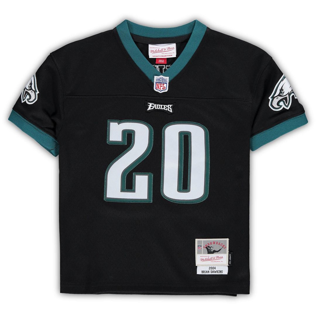 Brian Dawkins Philadelphia Eagles Mitchell & Ness Infant 2004 Retired Legacy Jersey - Black Official NFL Team Apparel Football Fan Gear