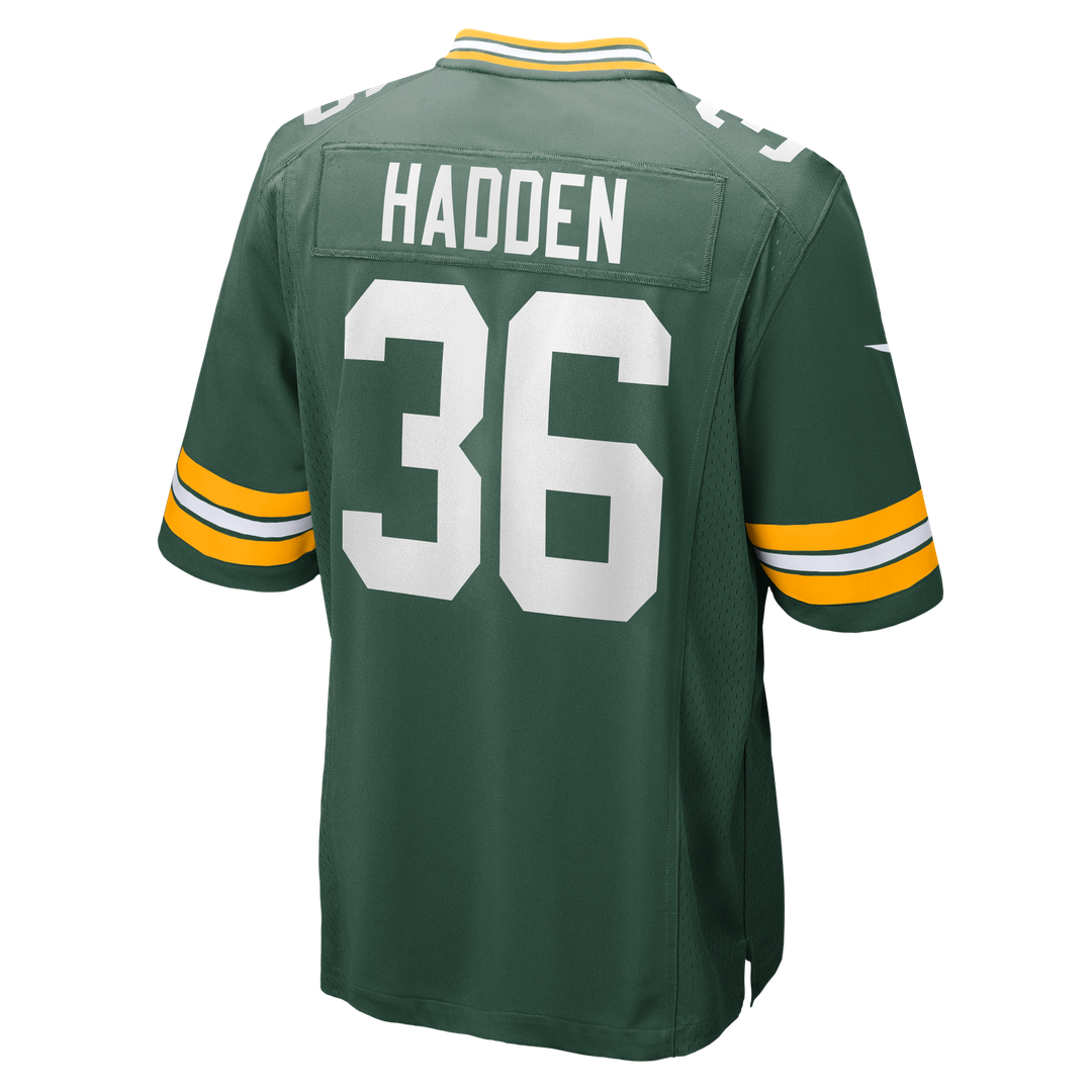 Kamal Hadden Green Bay Packers Nike Team Game Jersey - Green Official NFL Team Apparel Football Fan Gear